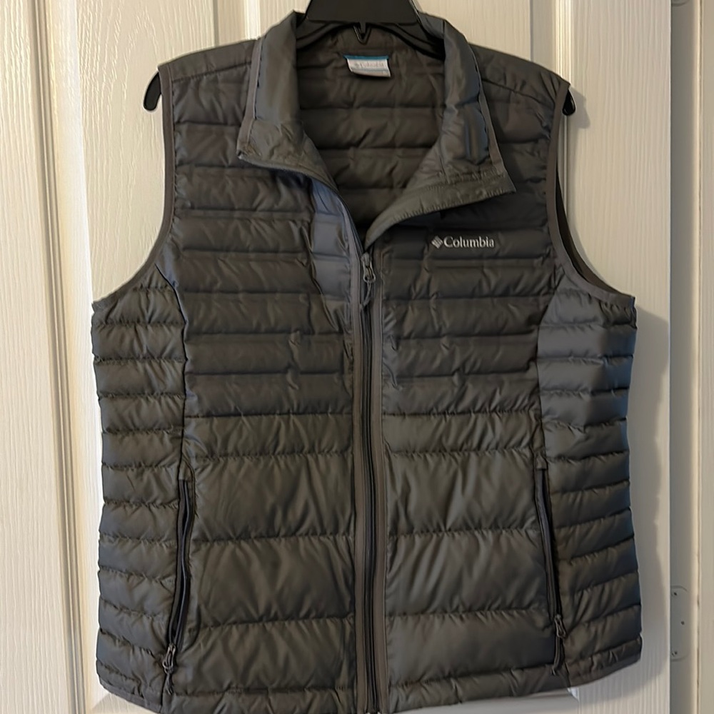 Columbia gray vest size XL